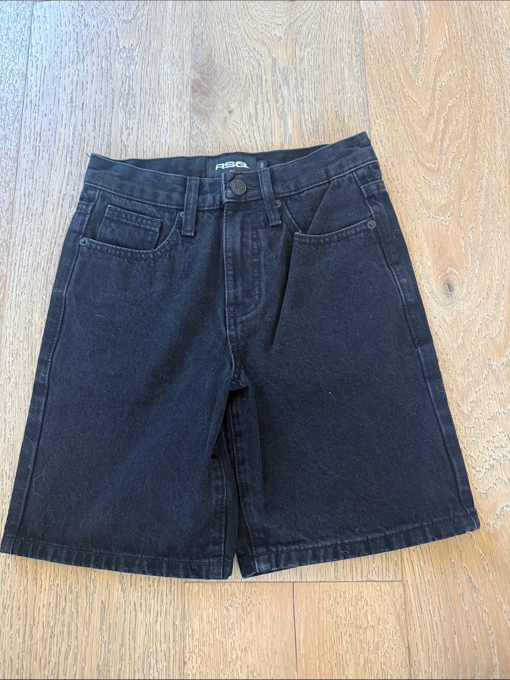 RSQ Boys Black Denim Short Shorts